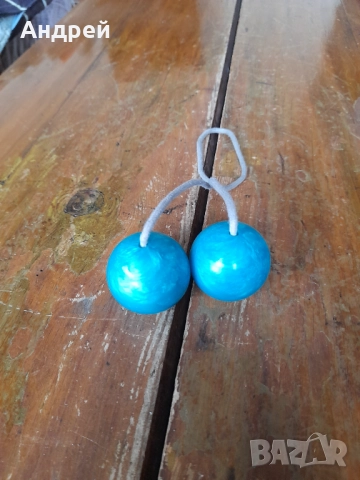 Стара играчка,тракащи топчета #4, снимка 2 - Други ценни предмети - 52309402