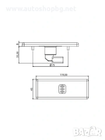 Мигач за Mercedes Atego / Axor / Actros 1996+, снимка 3 - Части - 54078551
