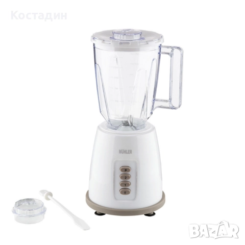 Блендер, 500W, 1.5 л, пласт.кана, сив, снимка 8 - Блендери - 52337174
