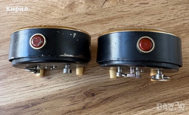 Два будилника  Slava - Слава, снимка 3 - Антикварни и старинни предмети - 53869817