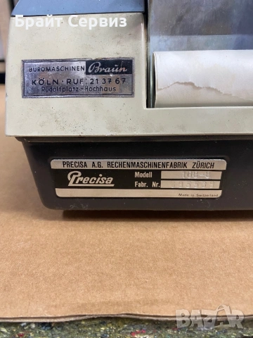 Сметачна машина механична ретро елка, снимка 2 - Антикварни и старинни предмети - 54053836