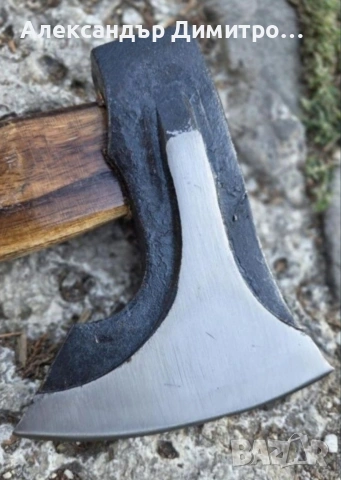 брадвичка от ковано желязо с дървена дръжка, снимка 2 - Други - 53718633