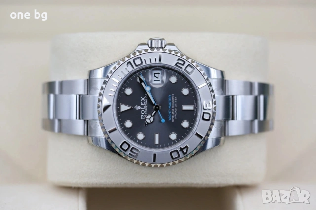 Rolex Yacht Master Silver platinum, снимка 2 - Луксозни - 53459614