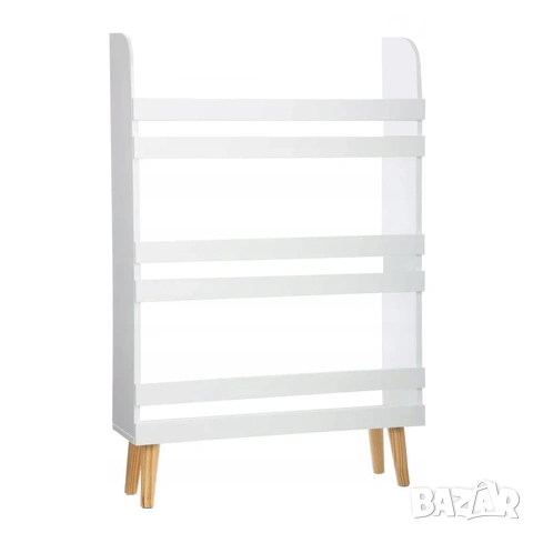 Детска етажерка за играчки и книги, дървена / Детска библиотека за книги, снимка 7 - Мебели за детската стая - 53568370