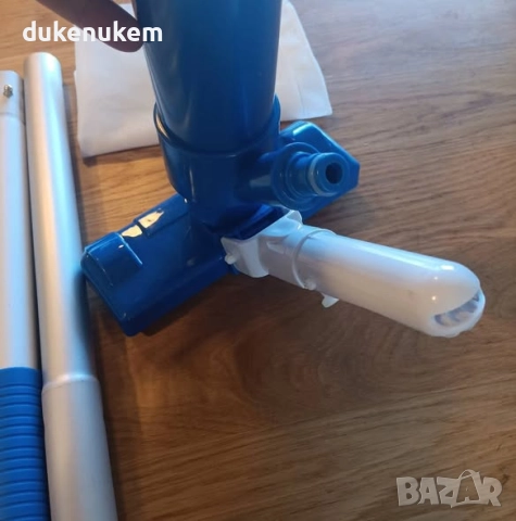 Прахосмукачка за басейн, с четка и 5 подвижни алуминиеви пръта, 180 см, снимка 10 - Басейни и аксесоари - 52233665