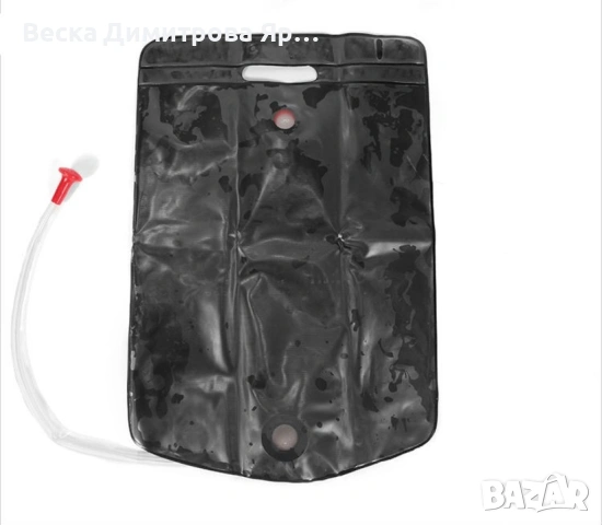 Душ за къмпинг със соларно загряване / Материали: PVC/ Обем: 20 литра/ Дължина на тръбата: 80 см., снимка 12 - Други стоки за дома - 53696943