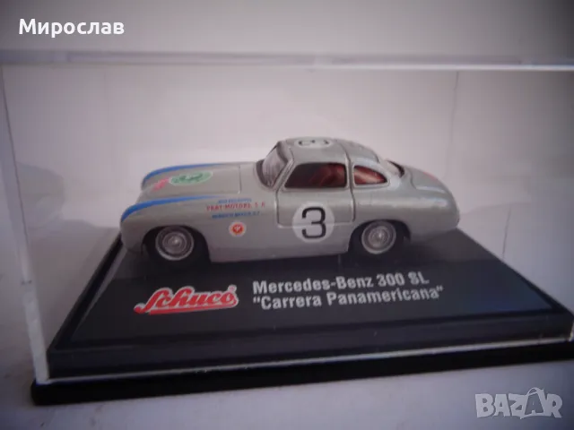 1:72 SCHUCO MERCEDES BENZ300 SL КОЛИЧКА МОДЕЛ ИГРАЧКА, снимка 2 - Колекции - 47800540