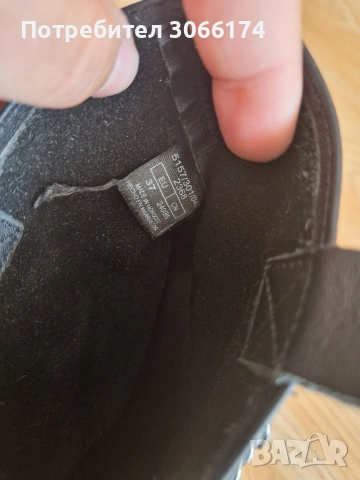 Боти от естествена кожа Zara , снимка 4 - Дамски боти - 53137262