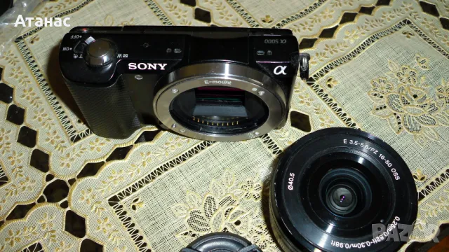   Фотоапарат SONY а-5000 20.1MP и Обектив Sony SEL-16-50 PZ  OSS, снимка 2 - Фотоапарати - 47687042