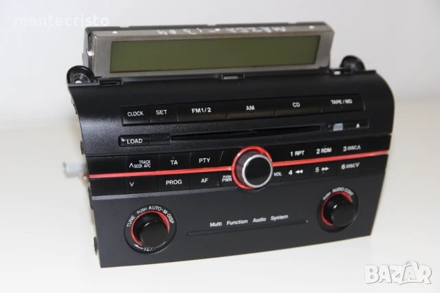 CD RADIO Mazda 3 BK (2003-2009г.) BP4L66950A / BP4L 66 950A / 14789910 касетофон плеър, снимка 2 - Аксесоари и консумативи - 51151004