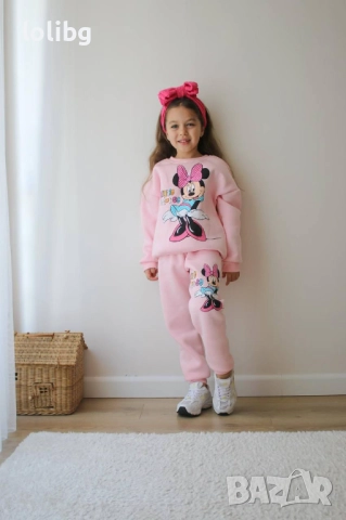 Ватиран детски комплект ММ 3-10 години в нежно розово., снимка 2 - Детски комплекти - 52503105