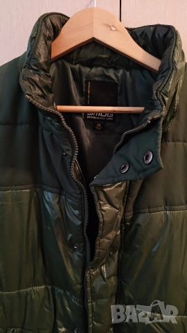 Мъжко зимно яке SMOG M Тъмно зелено, снимка 2 - Якета - 52866647