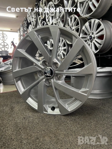Джанти 16 Цола 5х100 Skoda Scala Kamiq VW T-Cross Tiago Polo Audi A1 Нови Оригинални, снимка 5 - Гуми и джанти - 54170439