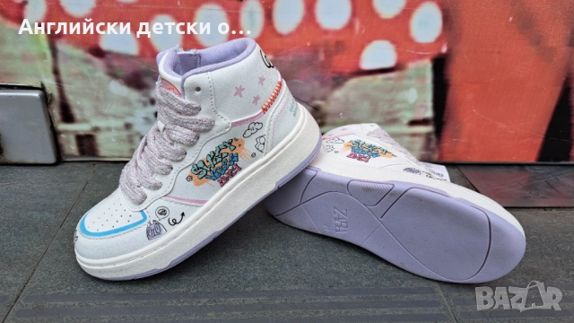 Английски детски кецове-Zara, снимка 3 - Детски обувки - 51496145