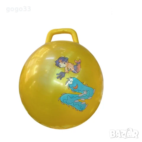Детска топка за скачане с дръжки – забавление и активност в едно, снимка 2 - Надуваеми играчки - 50868461
