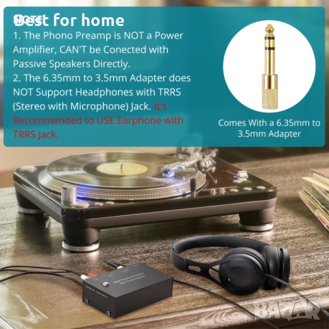 M/M Phono предусилвател, електронен грамофон, аудио стерео фонограф , снимка 3 - Грамофони - 52743875