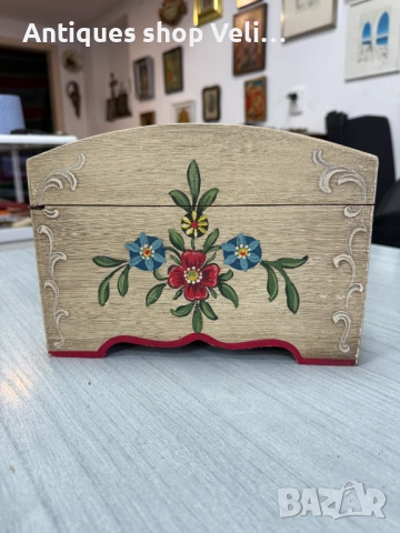 Ръчно рисувано сандъче №7997, снимка 4 - Антикварни и старинни предмети - 53923151