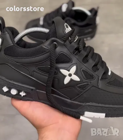 Мъжки черни кецове  Louis Vuitton/BR66z, снимка 2 - Маратонки - 49941177