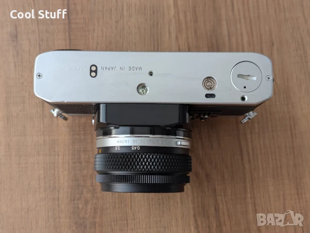 Фотоапарат Olympus om10 с обектив F.ZUIKO AUTO-S 1:1.8 f =50mm, снимка 4 - Фотоапарати - 51164214