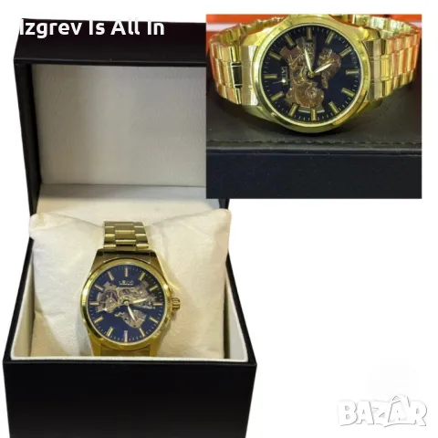 Луксозен златен часовник LEIYI - с прецизен циферблат, снимка 1