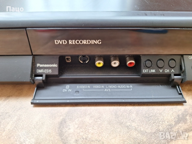 Panasonic DVD Recorder DMR-ES15 , снимка 3 - Плейъри, домашно кино, прожектори - 52742634