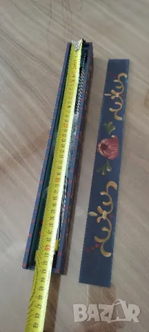 Ретро кутия за съхранение на куки за плетене+ 21 бр.  куки, снимка 4 - Антикварни и старинни предмети - 50289515