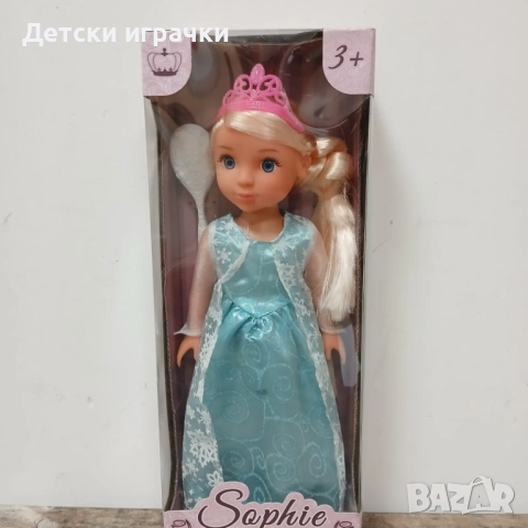 Кукла принцеса / фея 36см с четка за коса 