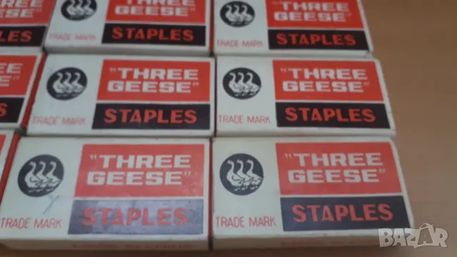 Кламери/телбоди Three Geese Staples Китай, снимка 6 - Ученически пособия, канцеларски материали - 46984700