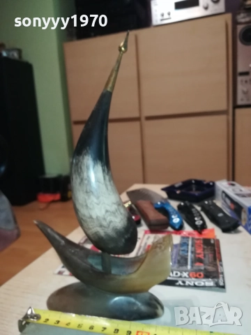 ПЛАТНОХОДКА ОТ РОГ-АНТИКА 0509251118LCHERY, снимка 8 - Антикварни и старинни предмети - 51613407