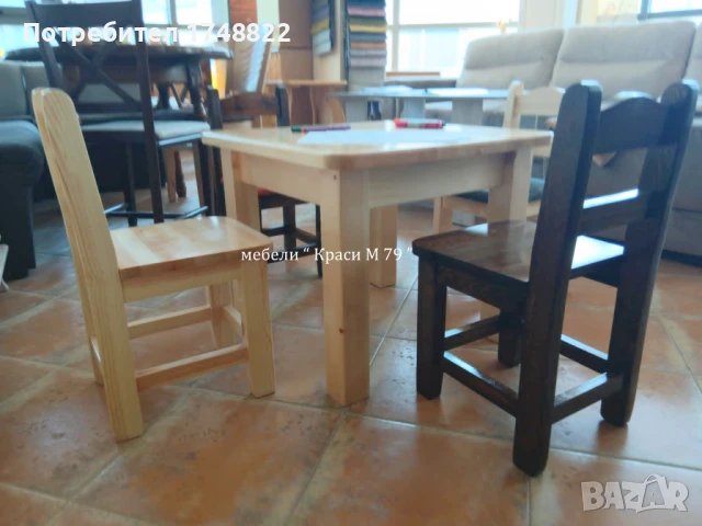 Детска масичка и столчета, снимка 3 - Мебели за детската стая - 50762759