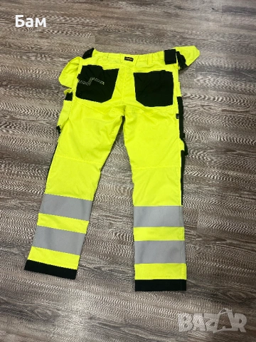 Мъжки!Snickers 6243 Hi-Vis With Holster Pockets размер 54/ХЛ, снимка 4 - Панталони - 54018839