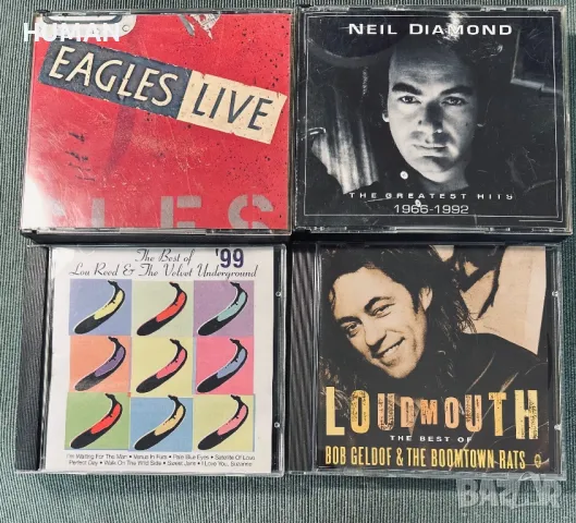 Eagles-Neil Diamond-Lou Reed-Bob Geldof, снимка 1 - CD дискове - 47092660