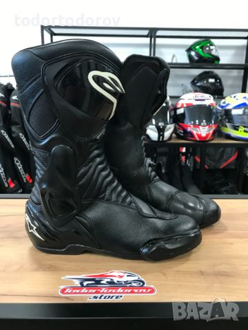 Мото Ботуши ALPINESTARS SMX-6 V2,42,протектори,става,като нови, снимка 2 - Аксесоари и консумативи - 46010277