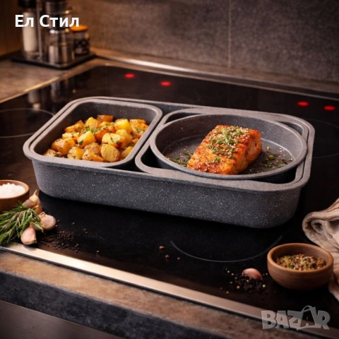 Комплект тави 1 вариант,2 вариант, 3 вариант , снимка 2 - Съдове за готвене - 53309578
