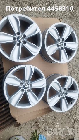 Оригинални джанти 17 5х112 Vw , снимка 3 - Гуми и джанти - 53316187