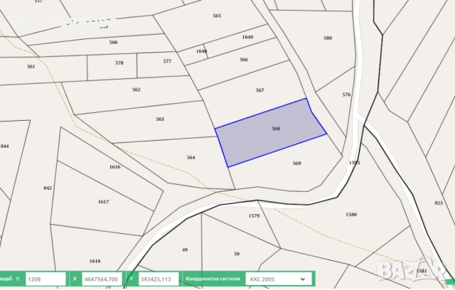 Продавам нива 1 дка, язовир Батак., снимка 2 - Земеделска земя - 53676539