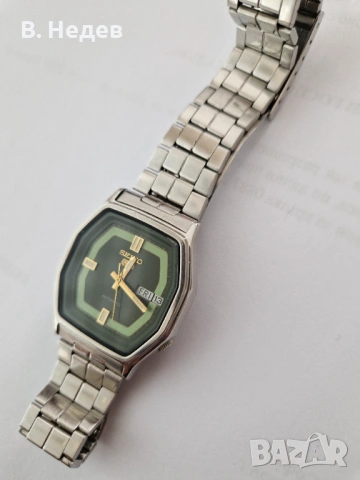 SEIKO 5, automatic, cal 6309, 17 jewels, Japan, Като нов! Супер рядък!, снимка 2 - Мъжки - 53824673