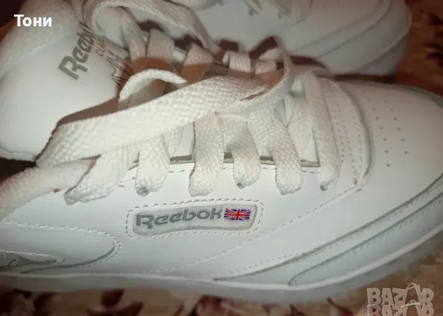 REEBOK ORIGINAL Високи Дамски Маратонки Изцяло от Естествена Кожа Нови 39, снимка 9 - Маратонки - 47381430