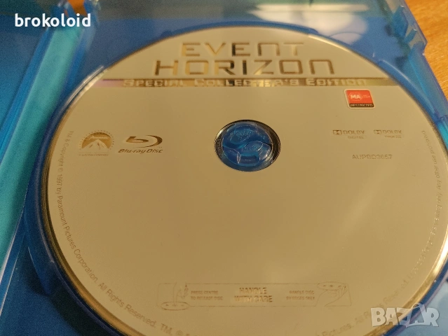 Event Horizon - австралийско издание с английски субтитри , снимка 3 - Blu-Ray филми - 54248866