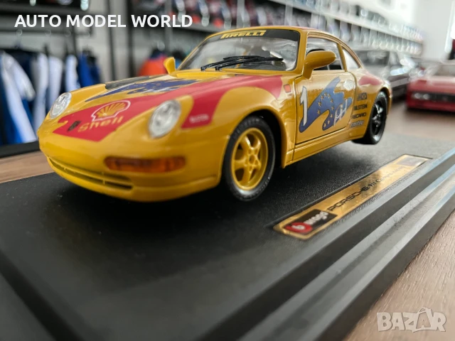Метална колекционерска количкa BBURAGO PORSCHE 911 959 мащаб 1:24, снимка 1
