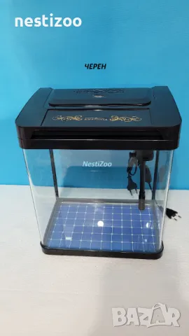 Панорамни Аквариуми-7,18,32 литра-4 цвята, снимка 4 - Аквариуми - 50407527