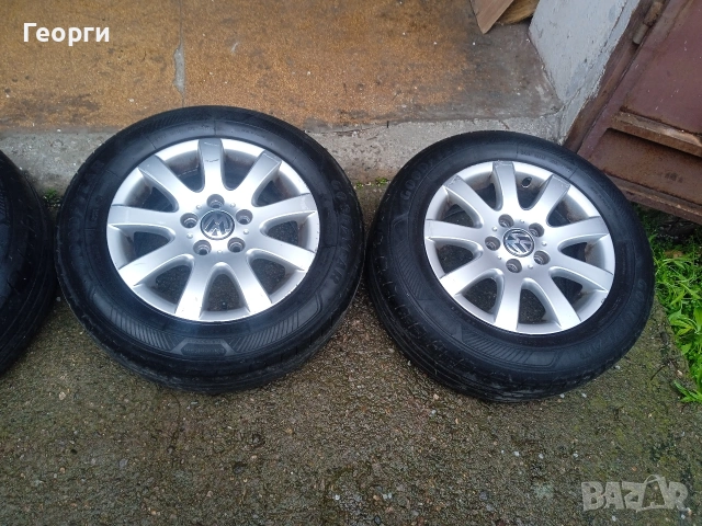 Джанти с Гуми 195/65/15/ 5х112 VW, снимка 5 - Гуми и джанти - 53998425
