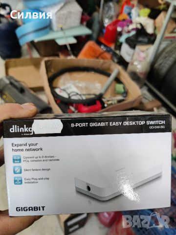 Суич D-LINK GO-SW-8G, 8 портов, Gigabit
, снимка 2 - Суичове - 45573087