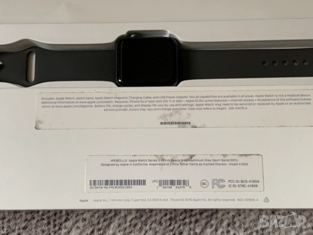 Apple Watch 3, снимка 7 - Смарт часовници - 52099607