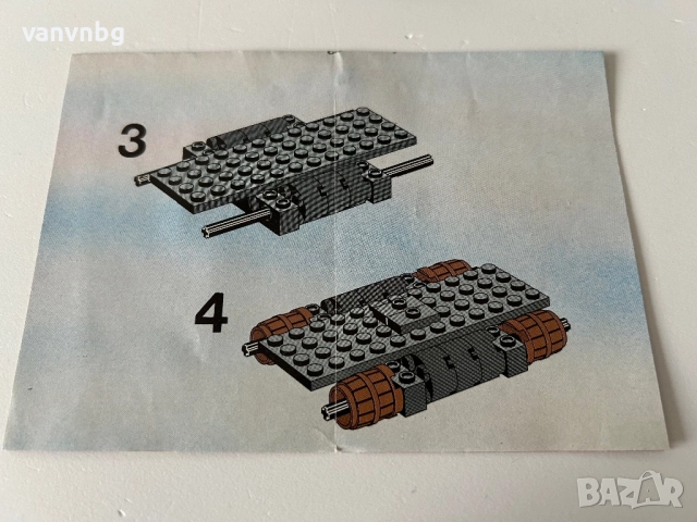 Lego Pirates 6257 Castaway's Raft, снимка 6 - Колекции - 52207622