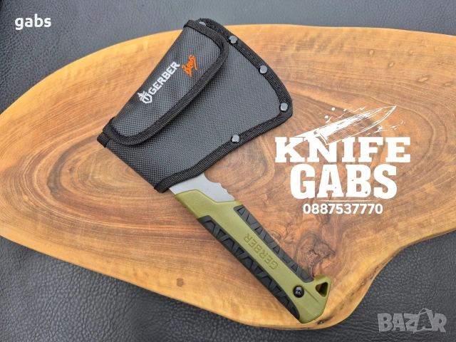 Къмпинг брадва GERBER Bear Grylls с калъф, снимка 9 - Ножове - 53298346