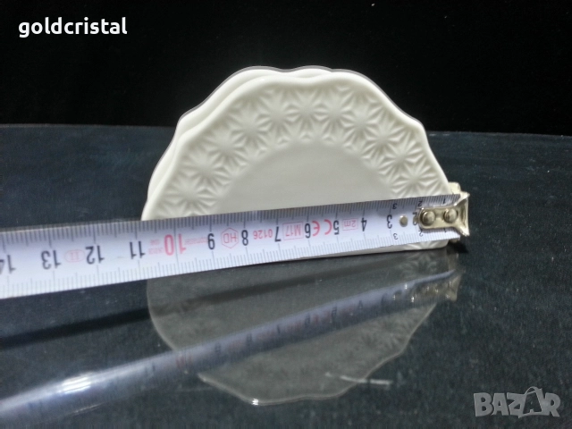 порцеланов салфетник , снимка 2 - Антикварни и старинни предмети - 52778223