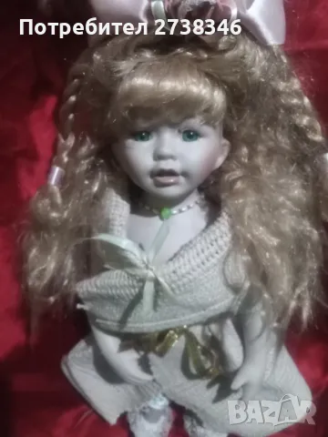 Старинна порцеланова кукла със стойка , снимка 11 - Кукли - 49335234