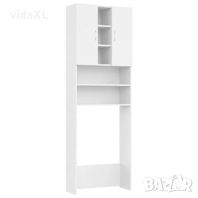vidaXL Шкаф за пералня, бял, 64x25,5x190 см(SKU:808413, снимка 1 - Шкафове - 45910238