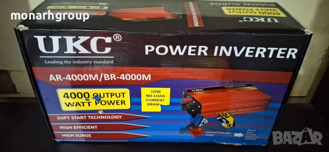 Инвертор UKC-4000W/12-220V, снимка 7 - Друга електроника - 53894753